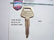 Key Blank For Vintage Iveco Austin Lotus Ignition See Code Series Aa3