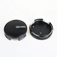 4 X 62 Mm For Enkei Racing Black Silver Alloy Wheel Center Caps Rim Cap Hub Caps