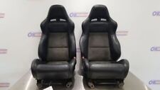 05 Dodge Viper Gen 3 Manual Front Seat Set Pair Black Leather And Suede