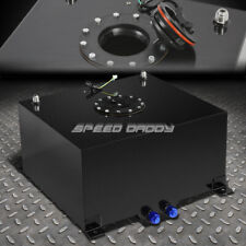 10 Gallon Black Coated Aluminum Racingdrifting Fuel Cell Gas Tanklevel Sender