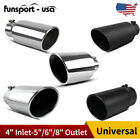 Diesel Lstainless Steel Exhaust Tip4 Inlet 5 6 8 Outlet Bolt-on Tailpipe