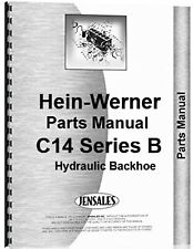 Hein Werner C14b Backhoe Parts Manual Catalog B Series Hydraulic