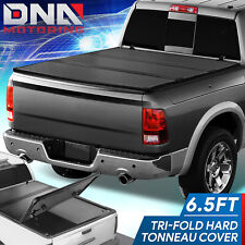 For 2009-2018 Ram Truck 6.5ft Short Bed Top Hard Solid Tri-fold Tonneau Cover