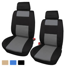 Universal 2 Car Front Seat Cover Headrest Cover Breathable Fit Car Truck Suv Van