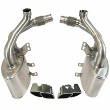 Porsche 911 997 Carrera 2005-2009 Sports Exhaust Mufflers Silencers With Tips