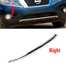 Bumper Trim For Nissan Pathfinder 2013-2016 Front Right Side Molding Chrome Rh