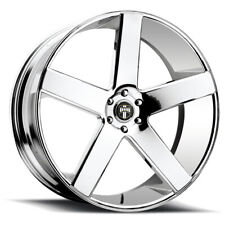 Dub S115 Baller 24x9 5x120 15mm Chrome Wheel Rim 24 Inch