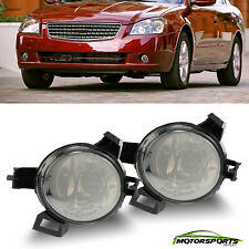 For 2005 2006 Nissan Altima Smoke Lens Bumper Fog Light Replacement Lamps Pair