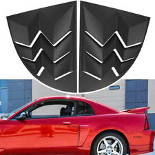 2pc Car Side Window Scoop Louvers Abs Sun Shade Cover For Ford Mustang 1999-2004