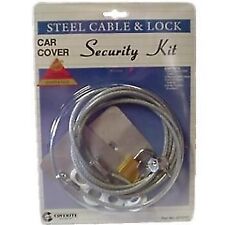 Universal Steel Security Cable Lock Kit Car Auto Truck Suv Covers - Many Uses