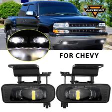 Auxbeam Led Fog Lights Lamps For Chevy Silverado 1500 2500 1999-2002 3500 01-02