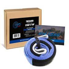 Aya Gear 3x10 Tow Strap 35000lbs Break Strength Off Road Recovery Winch Rope