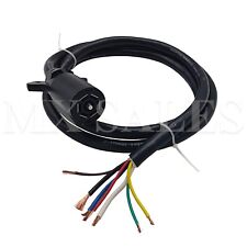 New 7-way Electrical Plug 7ft Cablerv Towingtrailer Brake Wiring Harness