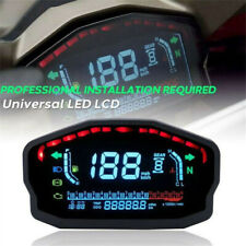 Universal Motorcycle Lcd Digital Backlight Odometer Speedometer Tachometer Gauge