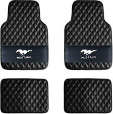 For Mustang Full Range Of Luxury Waterproof Front And Rear Car Floor Mats 4pcs