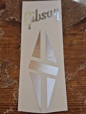 Gibson Diamond Headstock Decal Ultra-hi-res Solid Silver New Reproduction