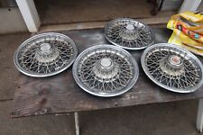 4 Oem 15 Inch Wire Wheelcovers 1980 Chevy Caprice Landau Monte Carlo