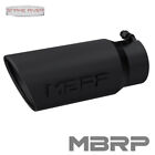 Mbrp 12 Black Diesel Exhaust Tip 4 Inlet 5 Outlet Angled Rolled End 12 Long