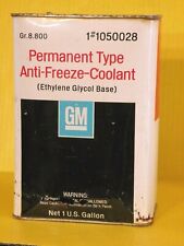 Gm Can Delco Anti Freeze Coolant Metal Can One Gallon Empty Sign Gas Station