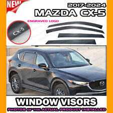 Window Visors For Mazda 2017 2024 Cx-5 Cx5 Deflector Rain Guard Vent Shade