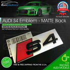 Audi S4 Emblem Matte Black 3d Rear Trunk Lid Badge Oem S Line Logo Nameplate A4