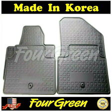 Rubber All Weather Floor Mats For 2014-2019 Kia Soul 