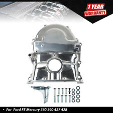 Big Block Polished Aluminum Timing Cover Fit For Ford Fe Mercury 360 390 427 428