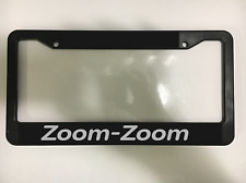 Zoom Zoom For Mazda Sport Car Jdm Tuned Exhaust Funny Car License Plate Frame