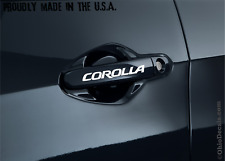 Toyota Corolla Door Handle Decal Sticker Two Decals Pair