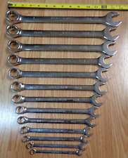 Usa Made Craftsman Professional Sae Inch Wrench Set Polished Standard 13pc.