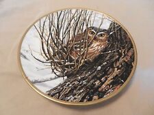 Hiding Place Collectors Plate Noble Owls Of America Spode Seerey-lester H1