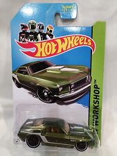 69 Ford Mustang Greenhot Wheels 2013 Hw Work Shop Muscle Mania