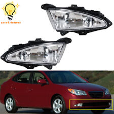 For 2007-2010 Hyundai Elantra Clear Lens Fog Lights Bumper Lamps Leftright Side