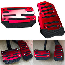 2pcs Accessories Non-slip Automatic Gas Brake Foot Pedal Pad Cover Kit Universal