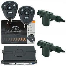 Avital 3100lx Keyless Entry 3 Channels Car Alarm System 2 Universal Door Locks