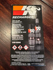 Nib Kn 99-5000 Air Filter Cleaning Kit Care Service Recharger Aerosol