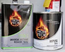 High Teck Hfp 151 Gm Wa8554 White Basecoat Auto Paint Gallon Kit Reducer