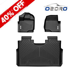 All Weather Floor Liners Mats For 2015-2024 Ford F-150 Super Crew Cab Tpe Rubber