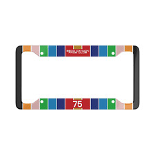 Porsche 963 75th Anniversary Le Mans Livery Molded License Plate Frame Scrc
