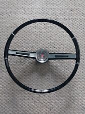1964 1965 1966 Oldsmobile Cutlass 442 F85 Deluxe Black Steering Wheel Factory Gm