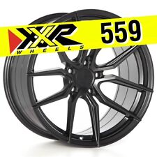 Xxr 559 19x10 5-120 40 Flat Graphite Wheels Rims Set Of 4 Deep Concave