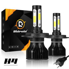 4-side H4 9003 Led Headlight High Low Beam Conversion Kit Canbus 6000k Hid White