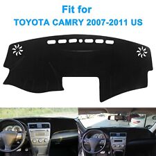 For Toyota Camry 2007-2011 Car Dash Cover Mat Dashboard Pad Black Dashboard Pad