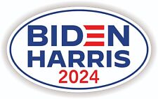 Biden Harris 2024 Oval Vinyl Bumper Sticker Decal Election Usa America Joe