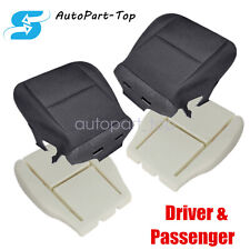 For 2007-2014 Chevy Silverado Driver Passenger Bottom Cloth Seat Cover Foam
