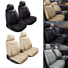 Universal Faux Leather Seat Covers Fit For Car Truck Suv Van - 2pc Front Seats