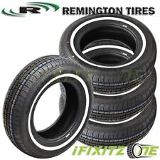 4 Remington Lx Touring 17575r14 86s Tires Wsw White Sidewall All Season New