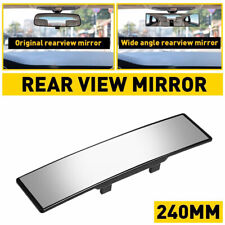 Car Universal Rear View Wide Angle Convex Clear Rearview Mirror Click On 240mm