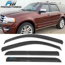 For 97-17 Ford Expedition 98-17 Lincoln Navigator Acrylic Window Visors 4pc Set
