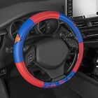 Superman Clark Kent Leather Grip Steering Wheel Cover Standard Fit 14.5-15.5